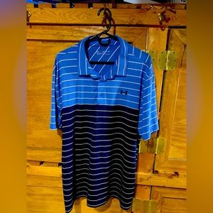 Under armor polo shirt, blue size XXL